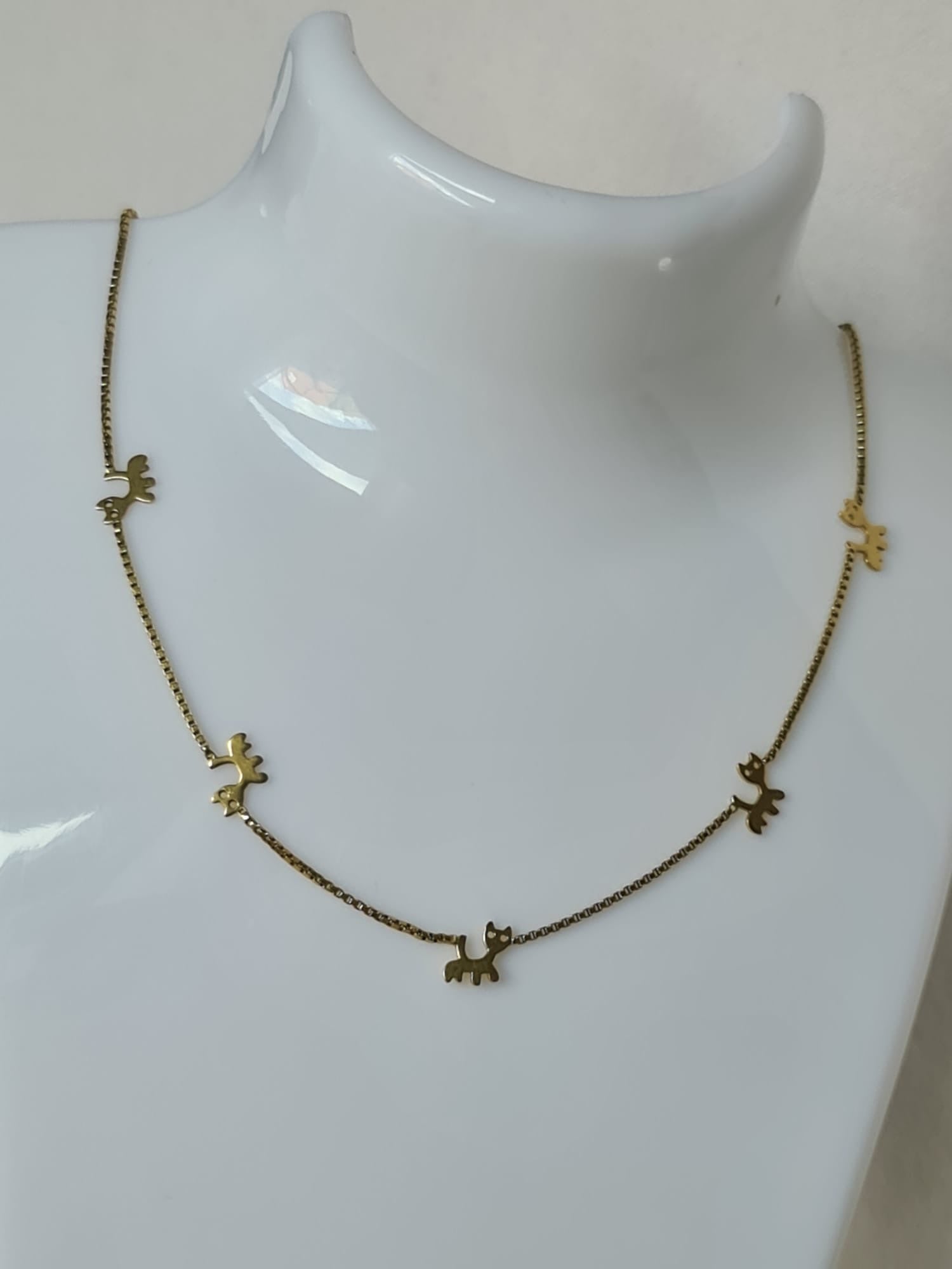 18k necklace