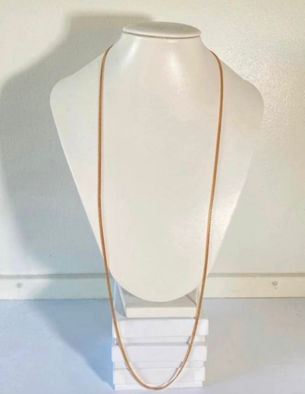 18k Italian gold necklace, gold chain