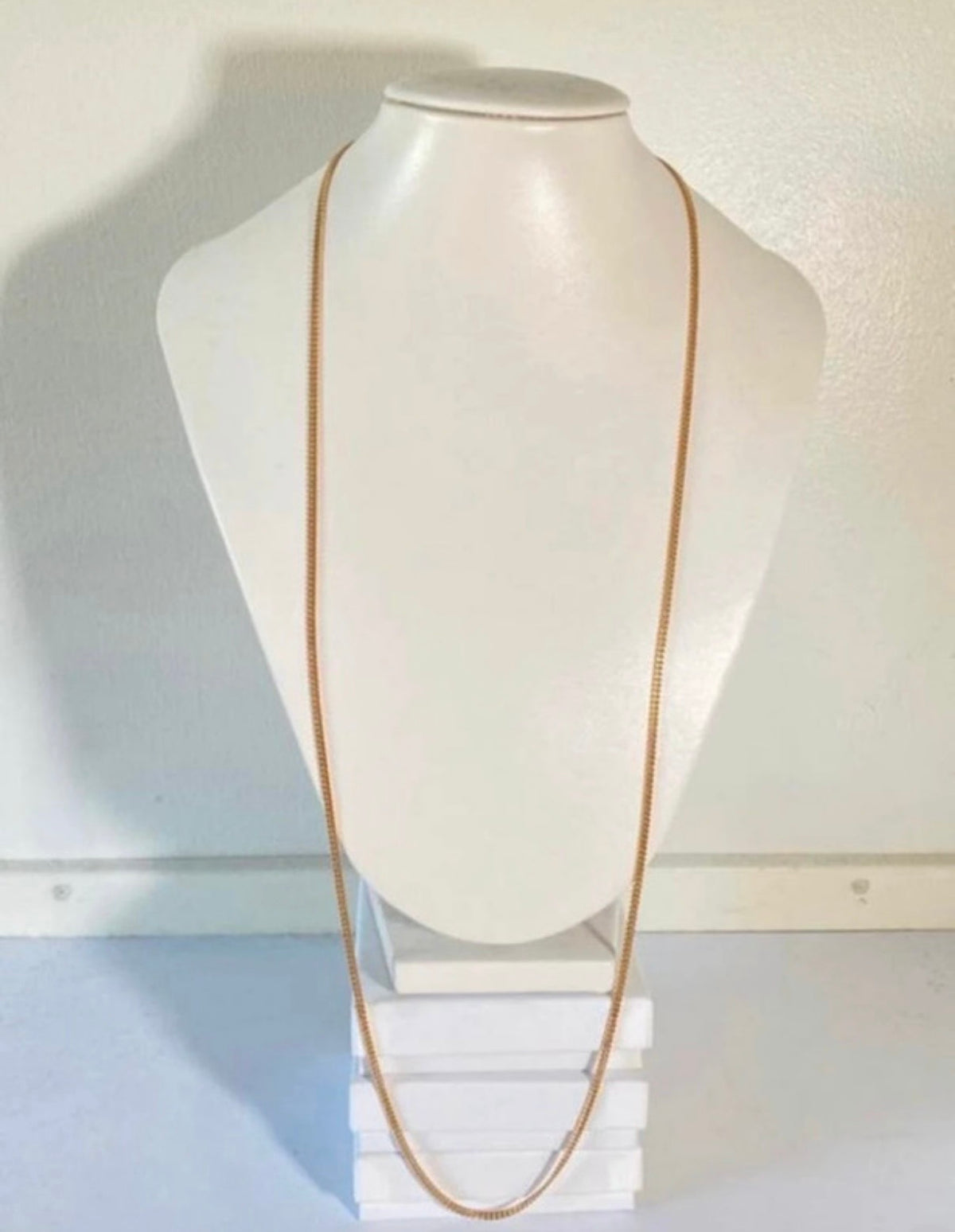 18k Italian gold necklace, gold chain