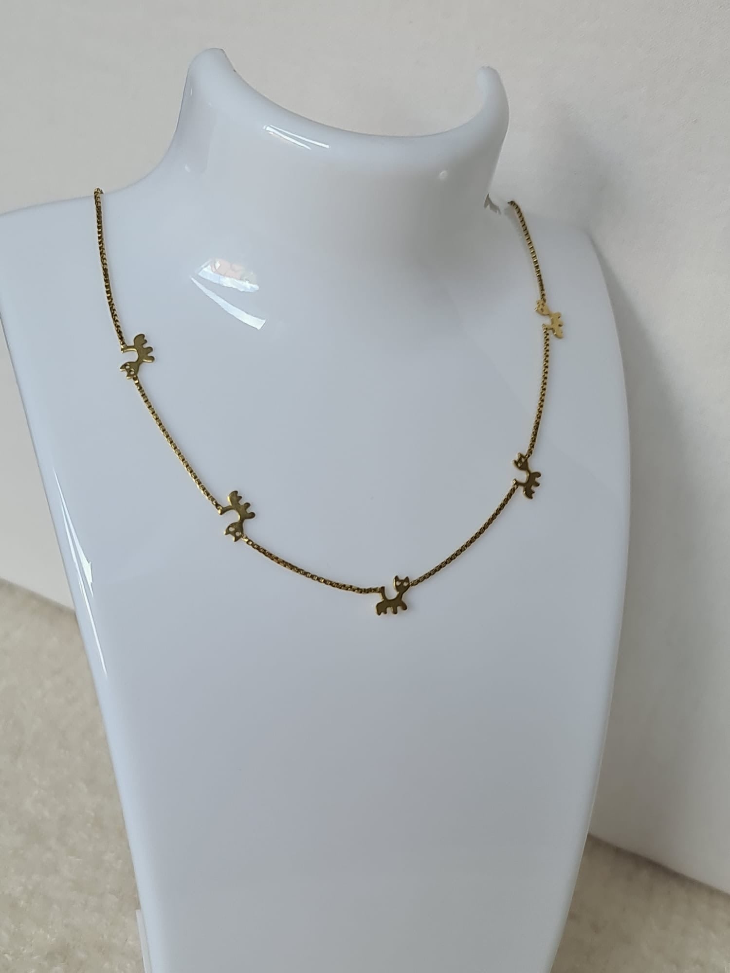 18k necklace