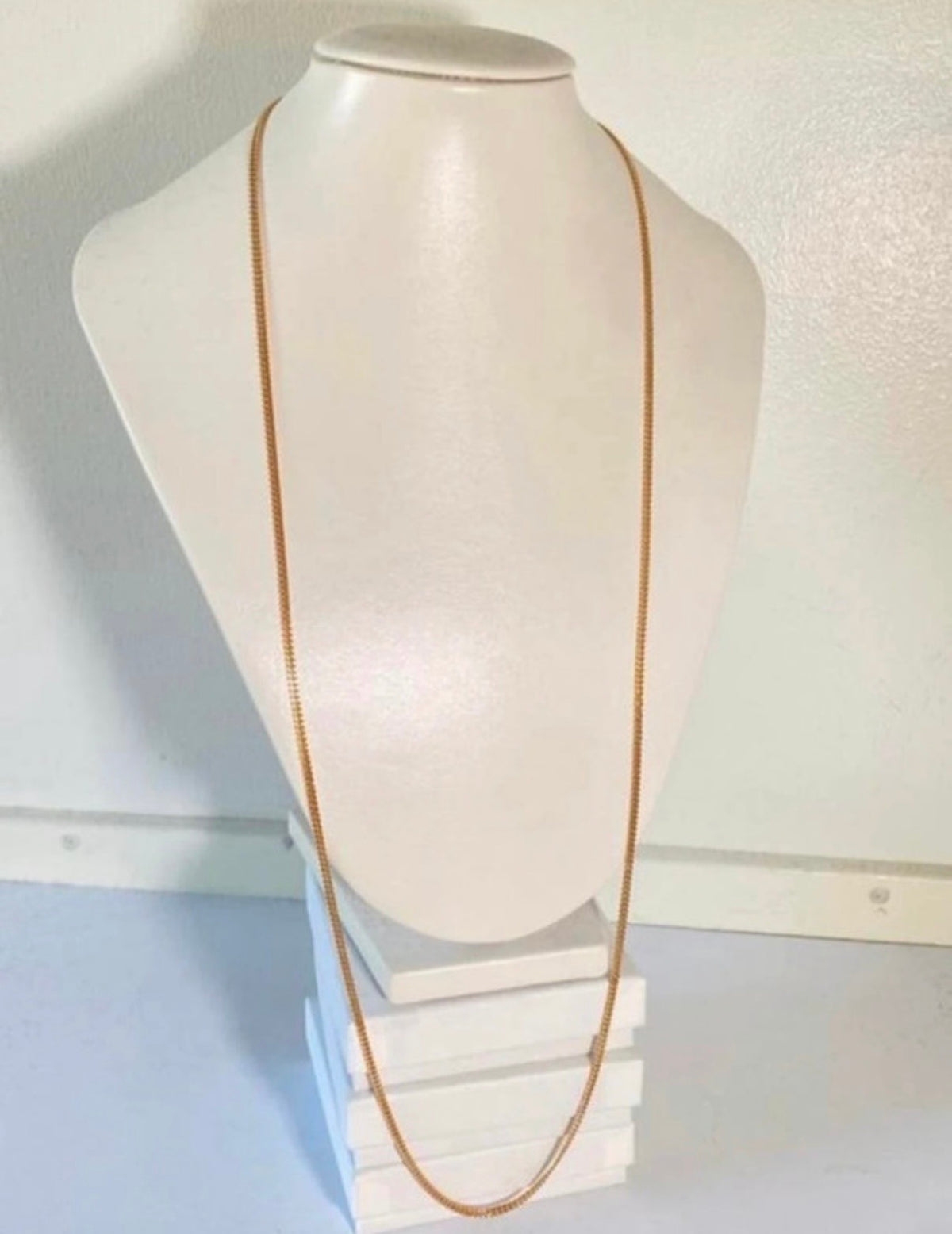 18k Italian gold necklace, gold chain