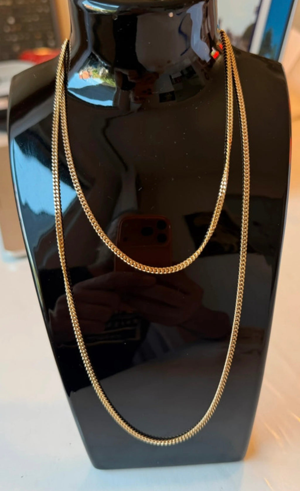 18k Italian gold necklace, gold chain
