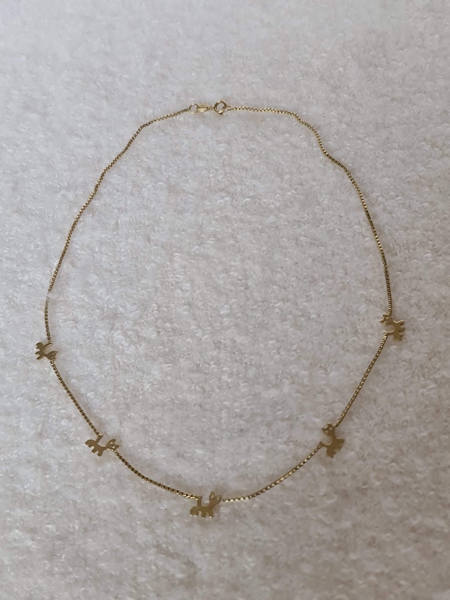 18k necklace